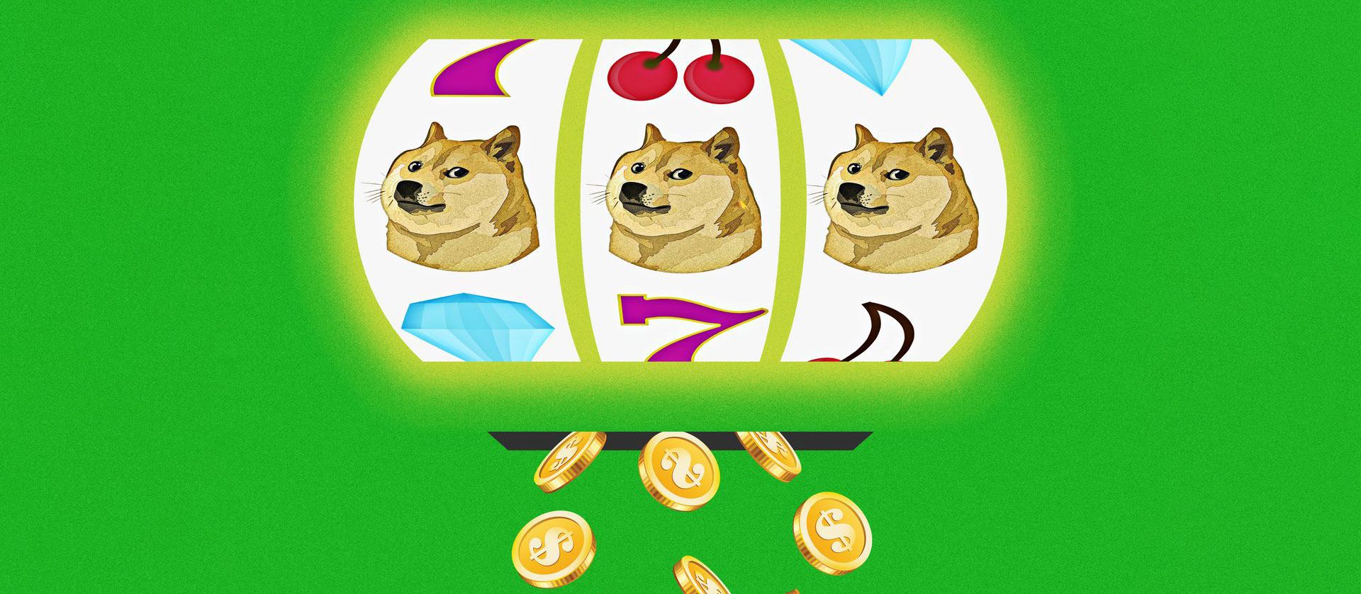 Dogecoin slots in casinos in Canada.