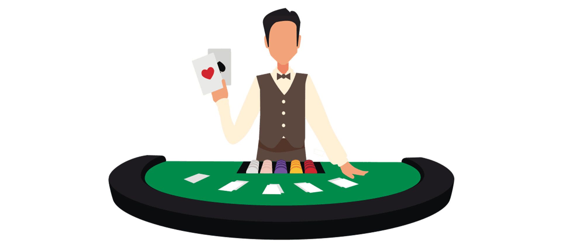 Live dealer in live blackjack in Canada.